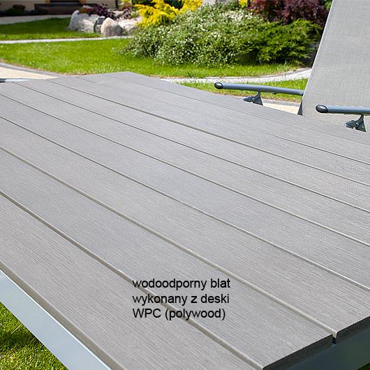 MEBLE OGRODOWE aluminiowe ZESTAW OGRODOWY modena srebrny Karnisz MEBLE OGRODOWE aluminiowe ZESTAW OGRODOWY modena srebrny Karnisz