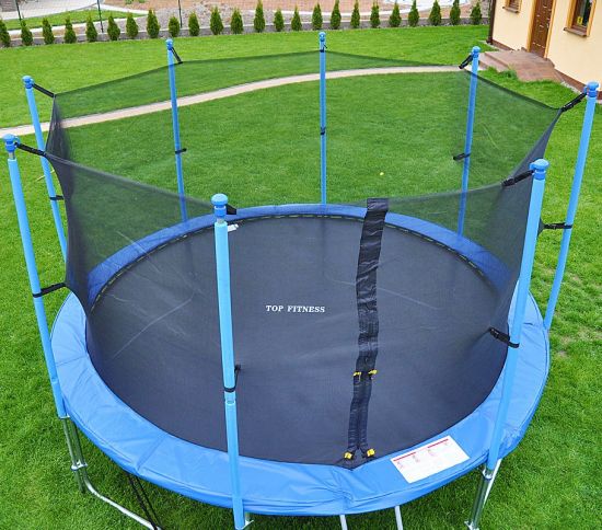 SIATKA WEWNĘTRZNA DO TRAMPOLINY 10 FT - 305 CM TRAMPOLINA 6 STELAŻY