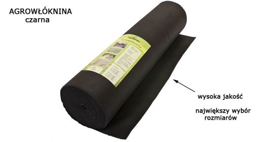 AGROWŁÓKNINA  CZARNA FILTR UV SZEROKOŚĆ 80 CM