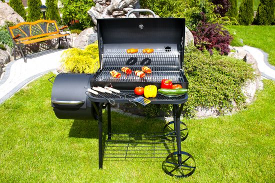 GRILL OGRODOWY ORION GRILL Z WĘDZARNIĄ ROZMIAR XXL 