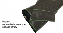 AGROTKANINA  CZARNA szer. 280 cm gramatura 90 gr./ m2  FILTR UV 