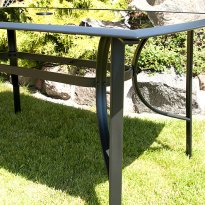 Stół aluminiowy Verona czarny