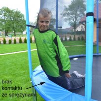 SIATKA WEWNĘTRZNA DO TRAMPOLINY 10 FT - 305 CM TRAMPOLINA 6 STELAŻY