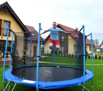 MATA BATUT DO TRAMPOLINY 10 FT 305 CM TRAMPOLINA 60 SPRĘŻYN