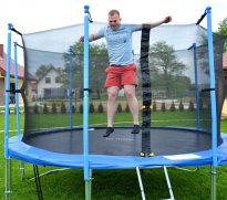 MATA BATUT DO TRAMPOLINY 10 FT 305 CM TRAMPOLINA 60 SPRĘŻYN