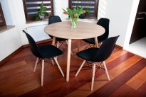 ST&Oacute;Ł NOWOCZESNE kolekcja MEDIOLAN OKRĄGŁY 100 cm kolor DREWNOPODODNY