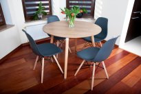 ST&Oacute;Ł NOWOCZESNE kolekcja MEDIOLAN OKRĄGŁY 100 cm kolor DREWNOPODODNY