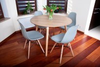 ST&Oacute;Ł NOWOCZESNE kolekcja MEDIOLAN OKRĄGŁY 100 cm kolor DREWNOPODODNY