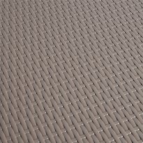 KRZESŁO CATERINGOWE SKŁADANE BRĄZOWE o wzorze rattanu