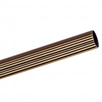 Rura fi 25 Złoty Antyk Ryflowana Drążek