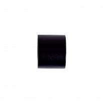 KARNISZ POJEDYNCZY fi 19 CZARNY MAT ZAŚLEPKA CICHE K&Oacute;ŁKA