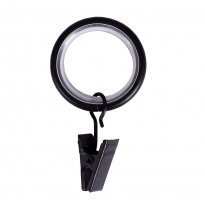 KARNISZ POJEDYNCZY fi 19 CZARNY MAT PARYS CICHE K&Oacute;ŁKA