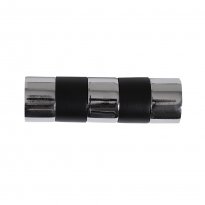 KARNISZ POJEDYNCZY fi 19 CZARNY MAT CYLINDER