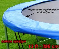 Osłona sprężyn do Trampoliny 13 ft - 396 cm kolor niebieski  