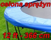 Osłona sprężyn do Trampoliny 12 ft - 366 cm kolor niebieski 