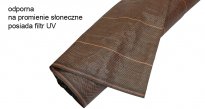 AGROTKANINA  BRĄZOWA szer. 280 cm gramatura 70 gr./ m2  FILTR UV