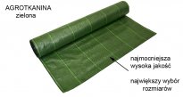 AGROTKANINA  ZIELONA szer. 130 cm gramatura 70 gr./ m2  FILTR UV