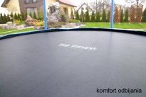 Trampolina ogrodowa STANDARD z siatką wewnętrzną o śr. 305 cm 10 FT   