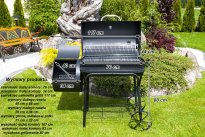 GRILL OGRODOWY ORION GRILL Z WĘDZARNIĄ ROZMIAR XXL 